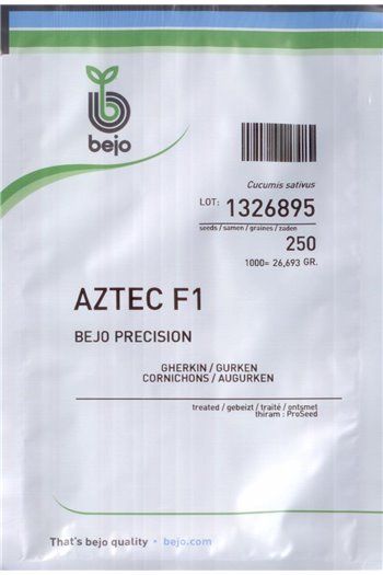 Agurkai AZTEC F1, 250 sėklų