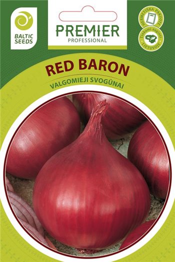 RED BARON, valgomieji ropiniai svogūnai, 250 sėklų
