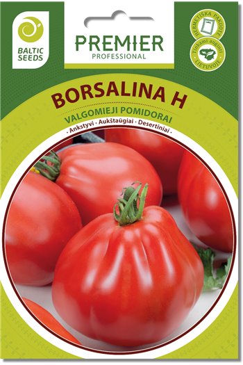 BORSALINA HF1, valgomieji pomidorai, 5 sėklos