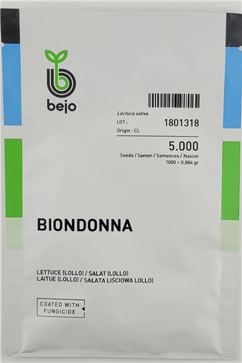 Salotos BIONDONNA, 5000 sėklų 