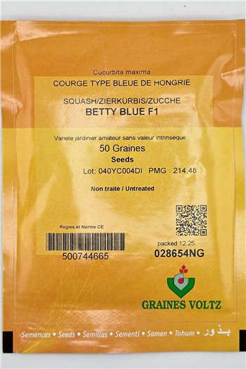 Moliūgai BETTY BLUE F1