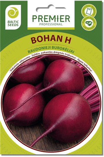 Raudonieji burokėliai BOHAN H (F1), 200 sėklų