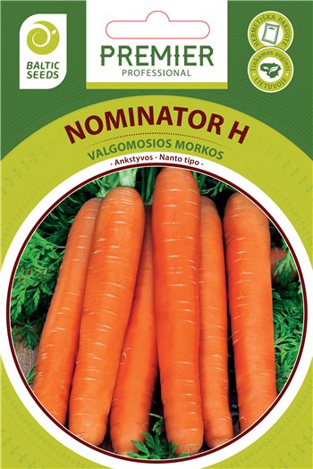 NOMINATOR H, valgomosios morkos, 600 sėklų