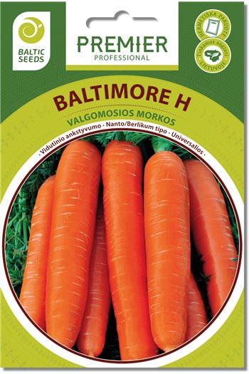 BALTIMORE H, valgomosios morkos, 600 sėklų