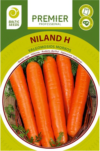 NILAND H, valgomosios morkos, 600 sėklų